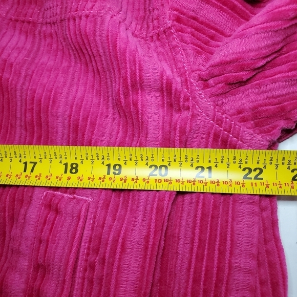 Cabi Cheeky Topper Pink Corduroy Button Front Jacket Style 4124 Sz M - Picture 10 of 13